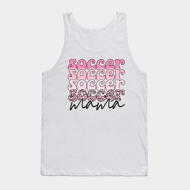 Soccer Mama Leopard Print Valentines Tank Top by Way Down South